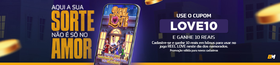 Betmidas Casino R$10 Grátis no jogo Reel Love