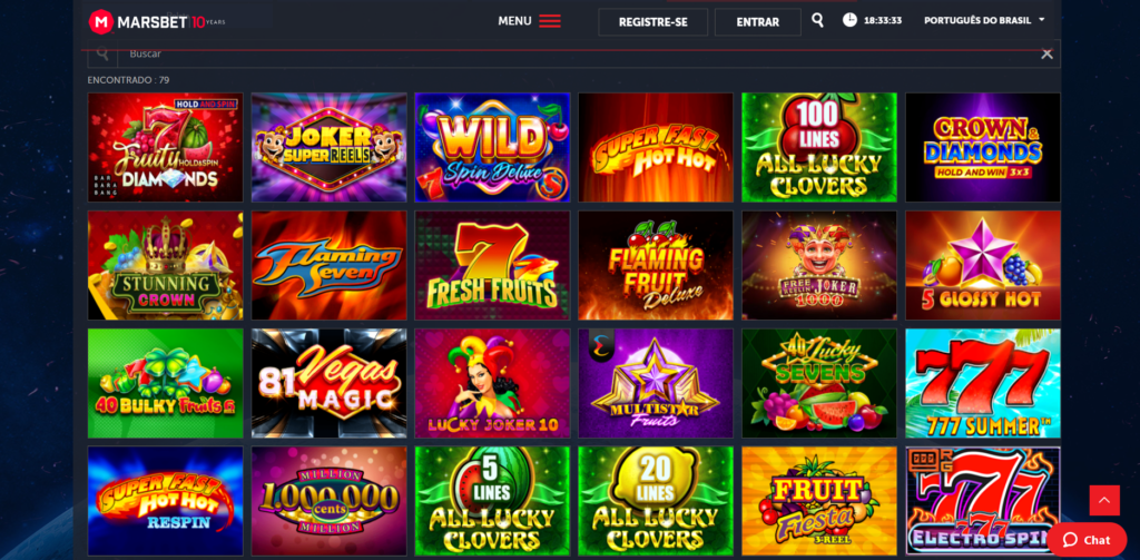 Seção de Jogos de Caça-Níqueis - Marsbet Casino