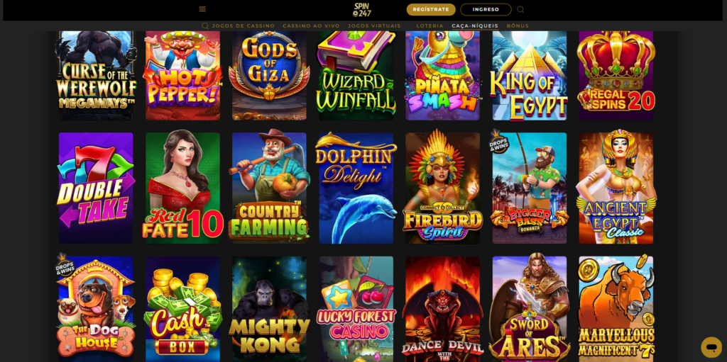 Seção de Jogos de Caça-Níqueis - Spin247 Casino