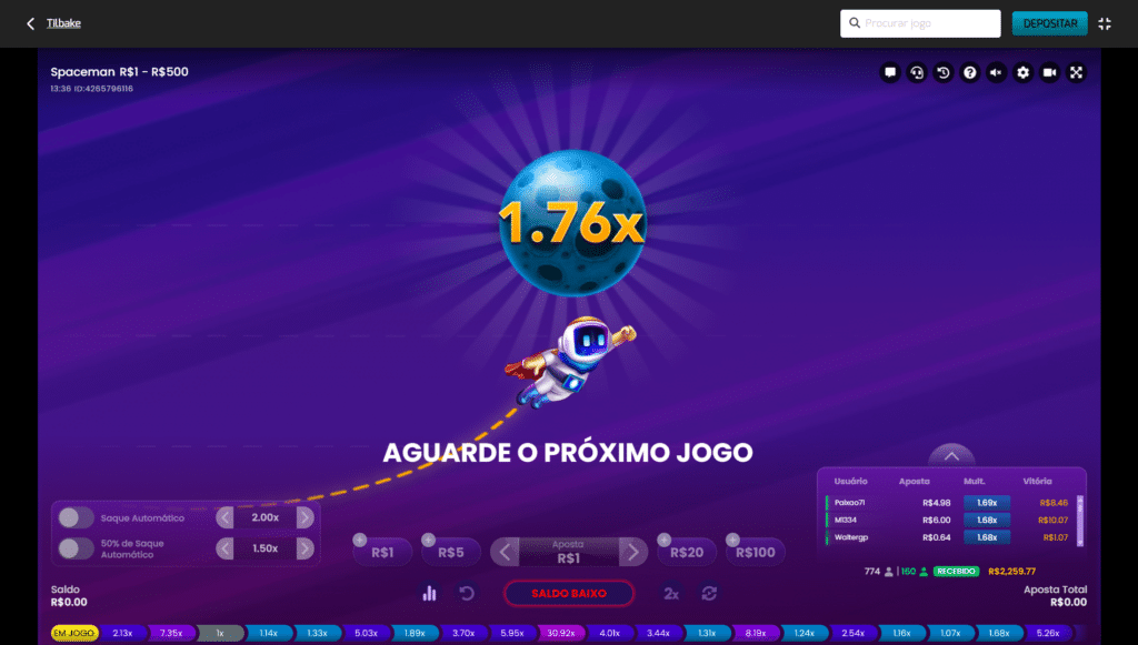 Seção de Jogos Crash - Hello Casino