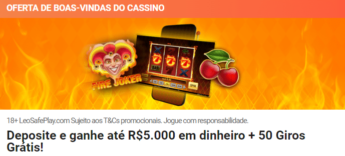 Bônus de Boas-Vindas - LeoVegas Casino