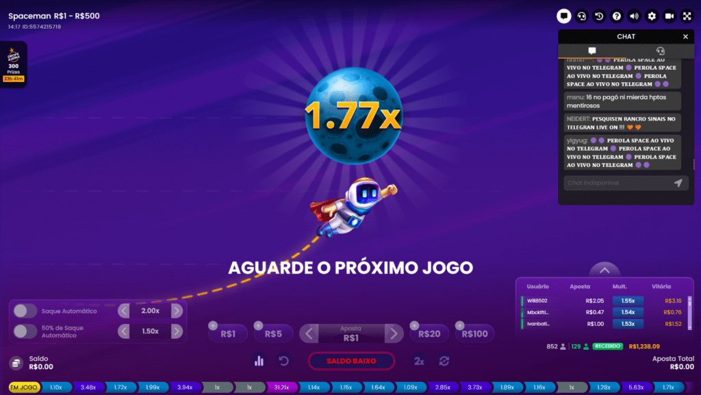 Seção de Jogos Crash - BonusBet Casino