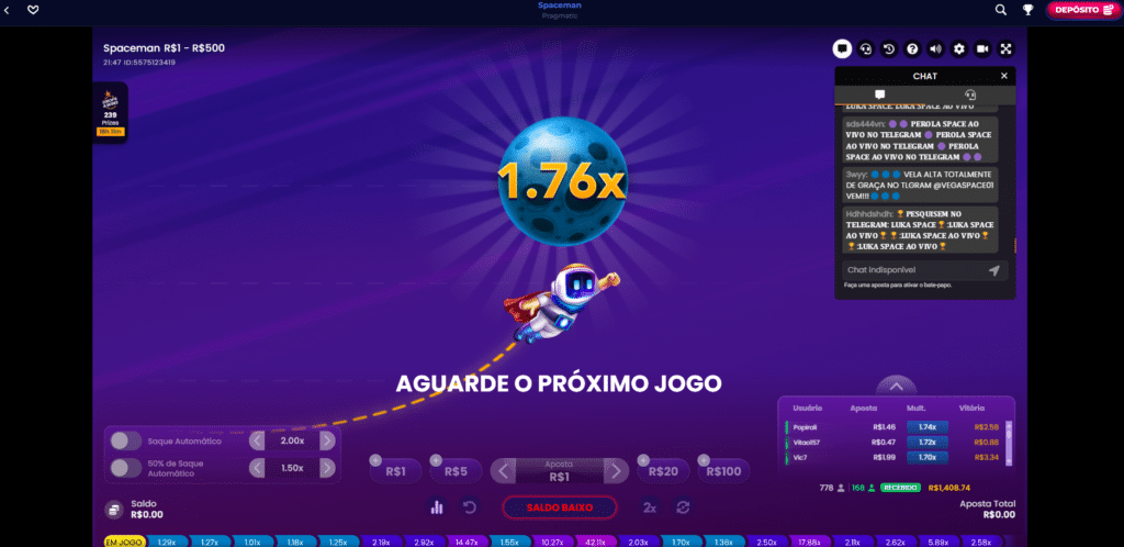 Seção de Jogos Crash - ViperWin Casino