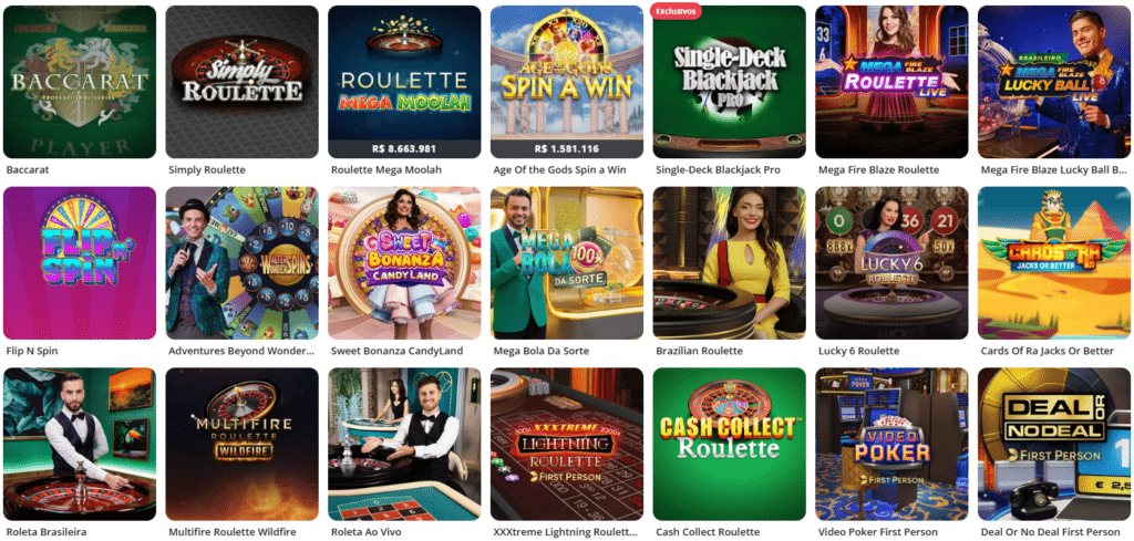 Seção de Jogos de Mesa - Betsson Casino