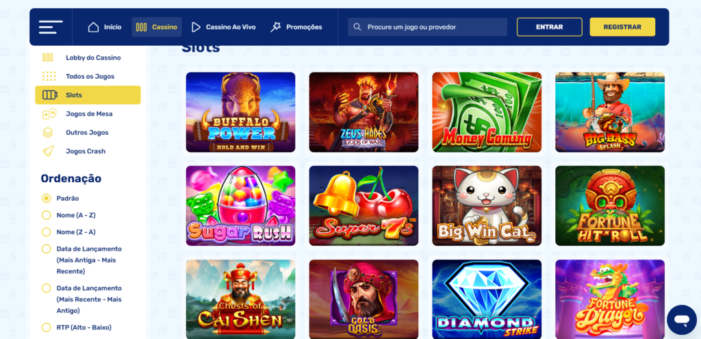 Seção de Jogos de Caça-Níqueis - SpinWiz Casino