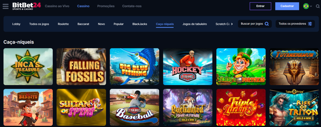 BitBet24 Casino – Seção de Slots