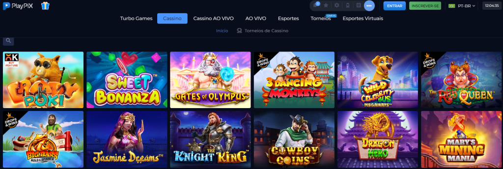 Playpix Casino – Seção de Slots