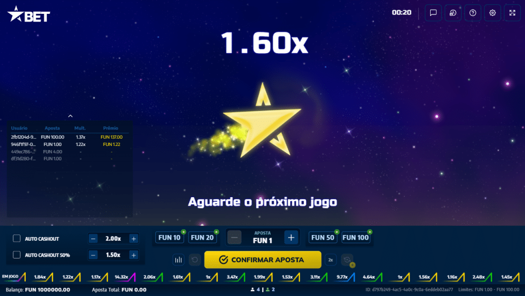 Stelar – rodada em andamento